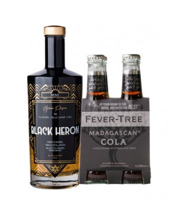 Piscola Premium (Black Heron + 4Pack Fever Tree Cola)